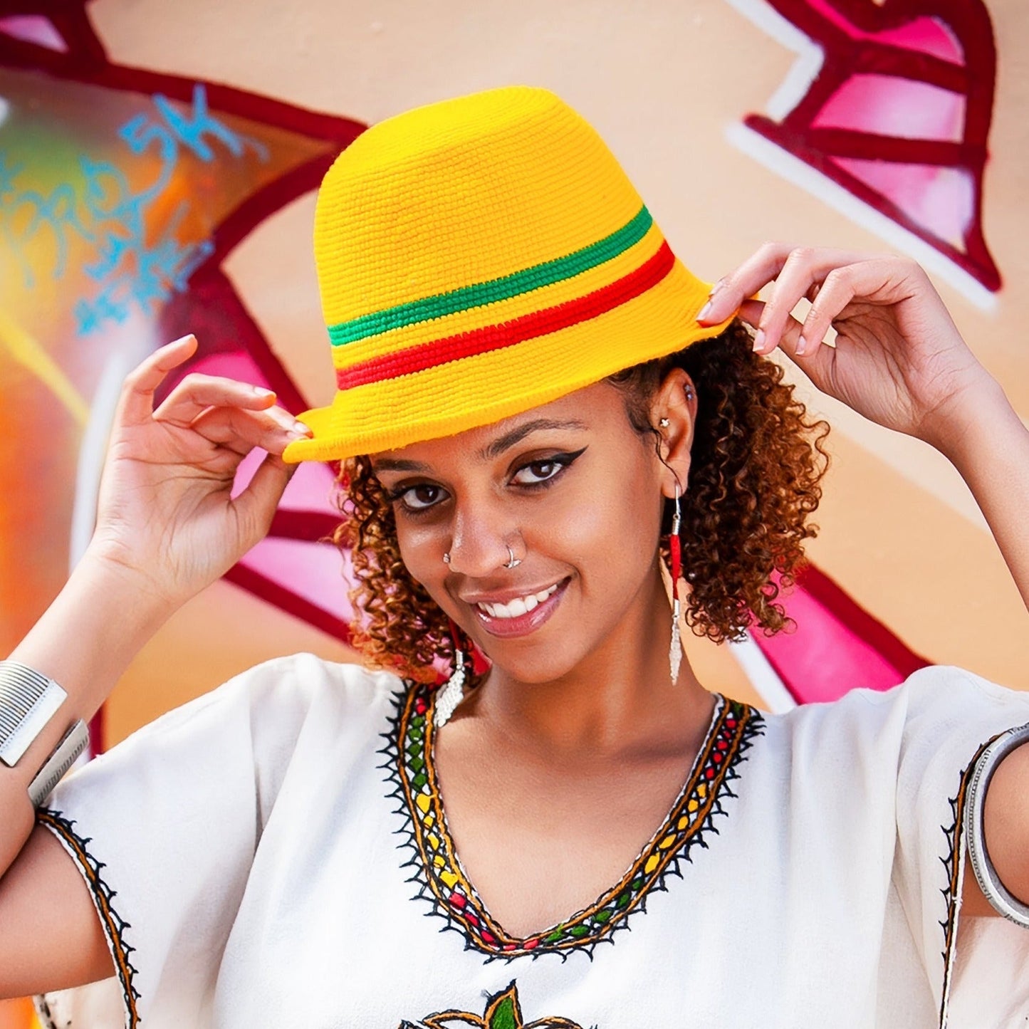Ethiopian Handmade Crochet Hat - Kelem Shop
