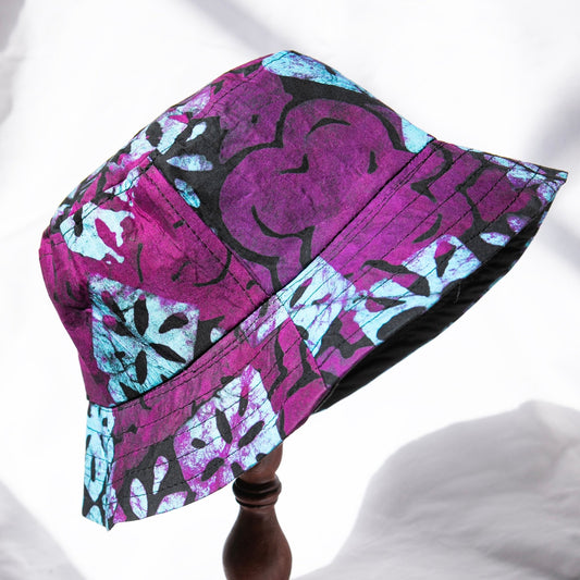 Handmade Batik Bucket Hat – Bold, Artistic & One - of - a - Kind for Men and Women - Kelem Shop
