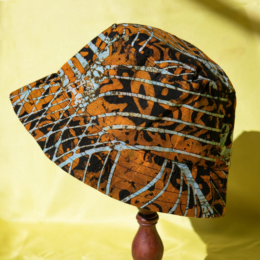 Handmade Batik Bucket Hat – Bold, Artistic & One - of - a - Kind for Men and Women - Kelem Shop