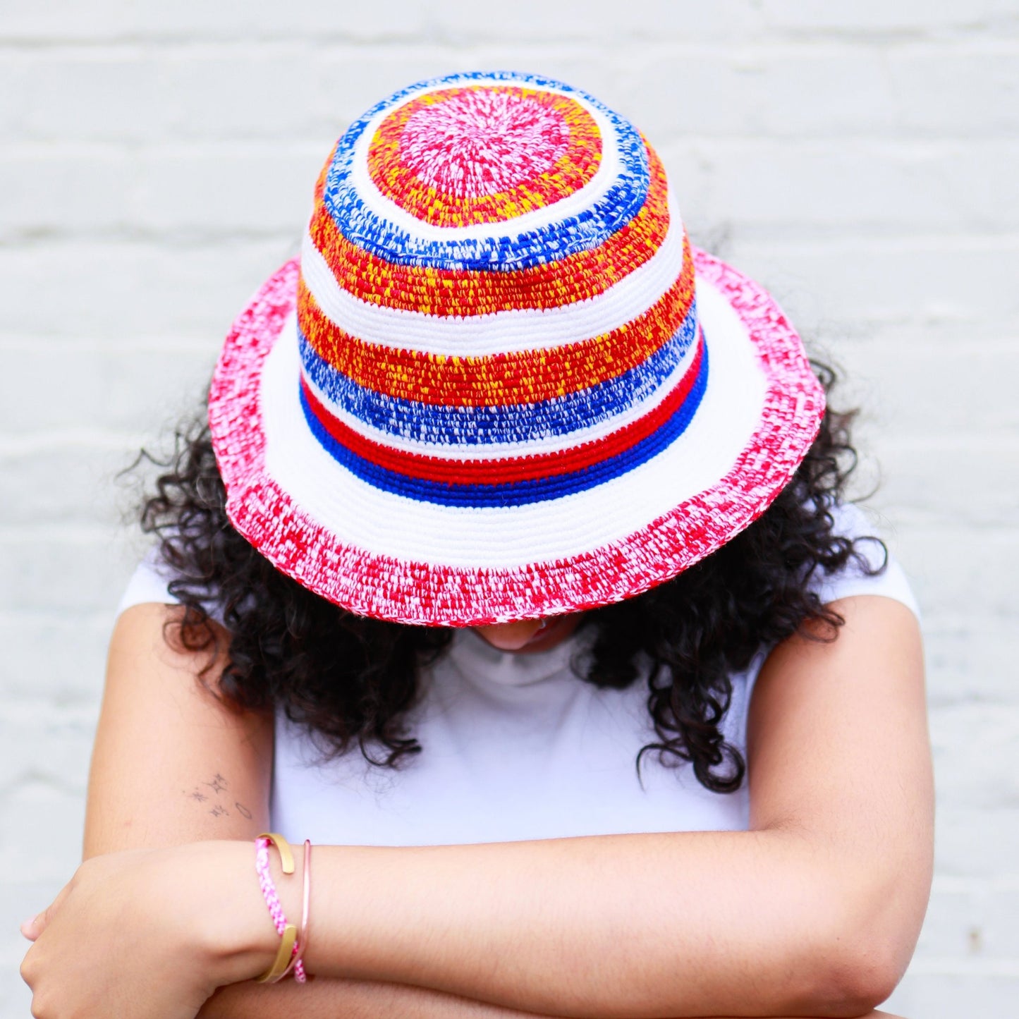 Unisex Colorful Crochet Hat – Handmade by Ethiopian Artisans in Konso | Soft and Versatile - Kelem Shop
