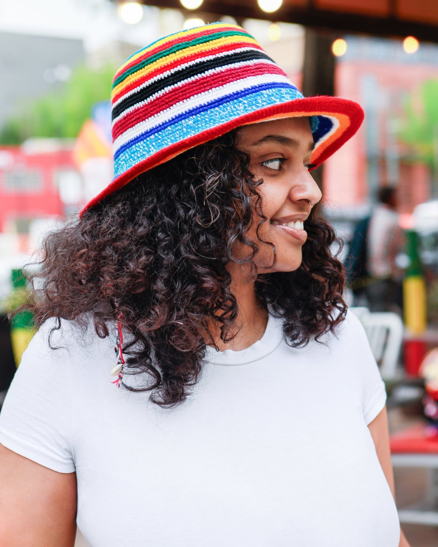 Unisex Colorful Crochet Hat – Handmade by Ethiopian Artisans in Konso | Soft and Versatile (Copy) - Kelem Shop