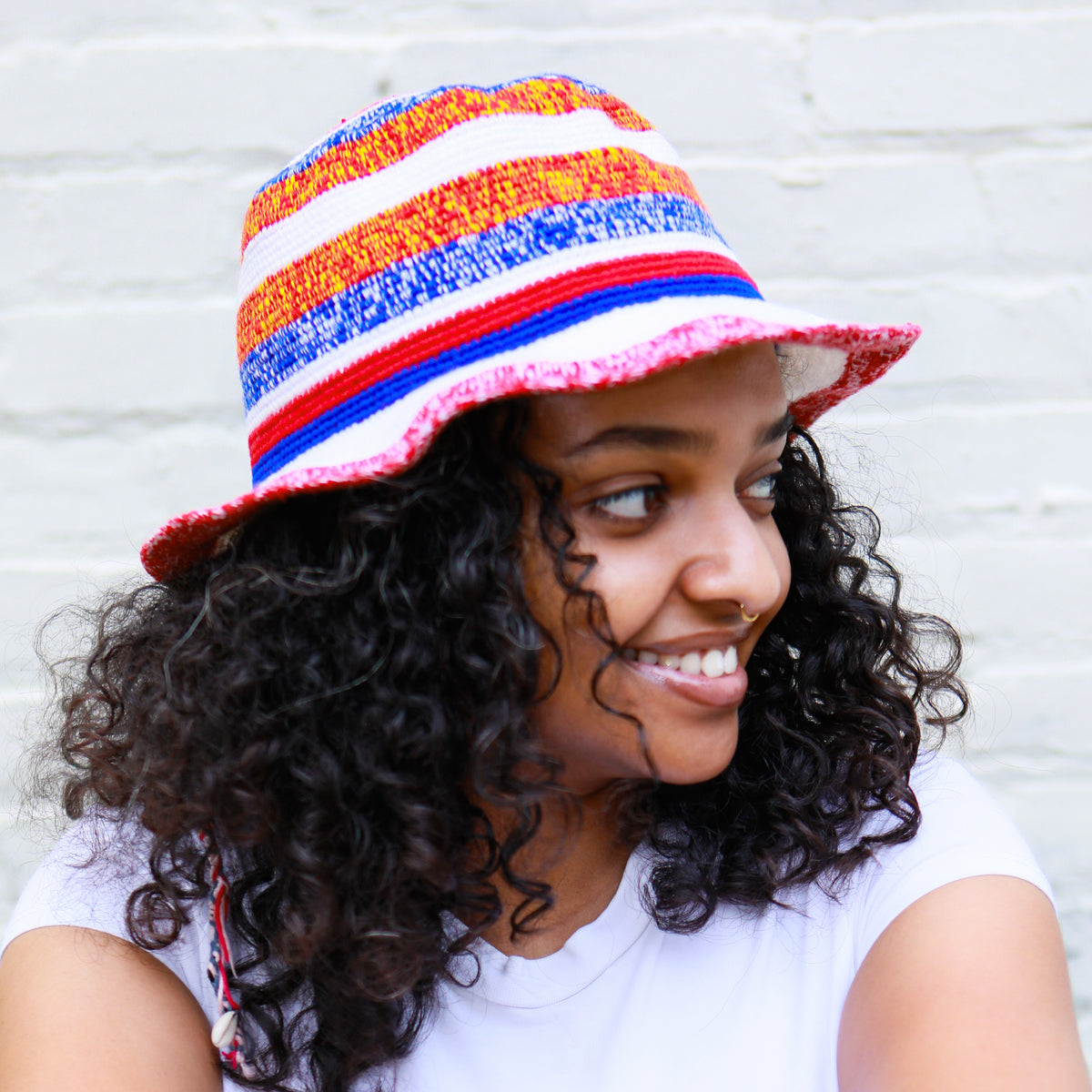 African Wide Brim Hat | Handmade Ethiopian Konso Hat | Kelem