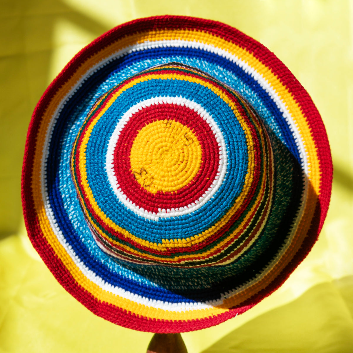 Multicolor Konso Crochet Sun Hat