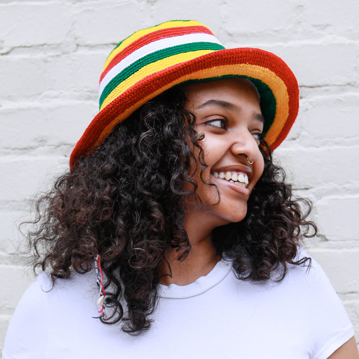 Rasta Red Gold Green Konso Crochet Hat