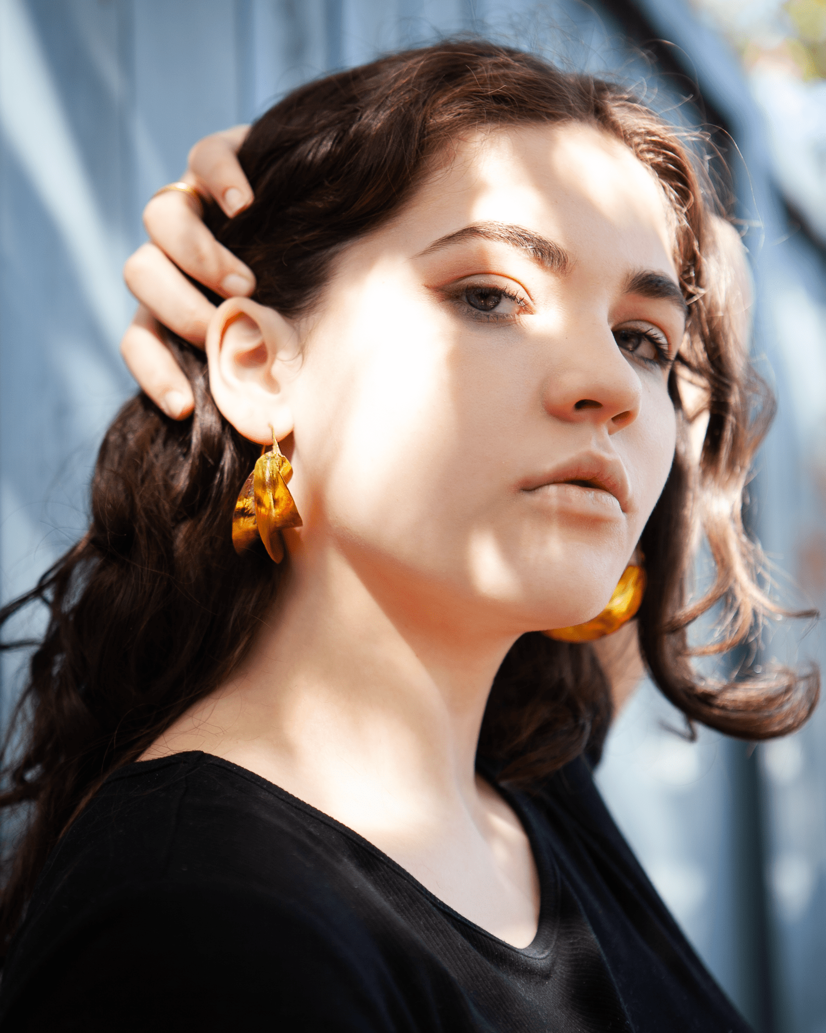 Fulani Hoop Earrings - Gold - Kelem Shop