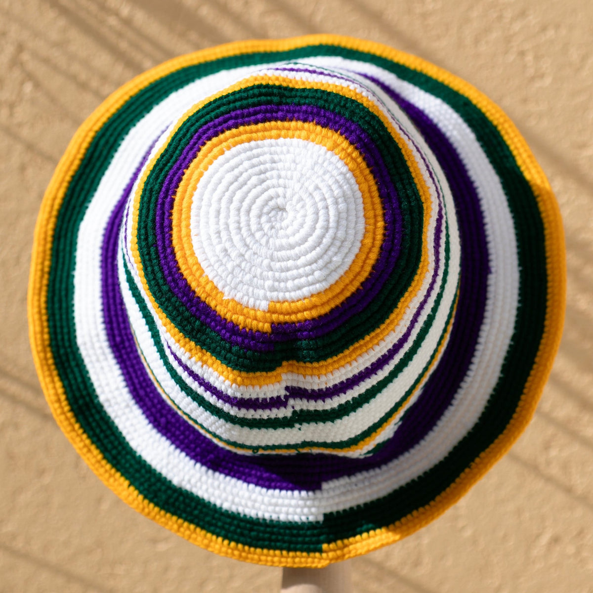 Hand Crocheted Ethiopian Fedora Hat – Colorful Konso Cotton & Wool Hat - Kelem Shop