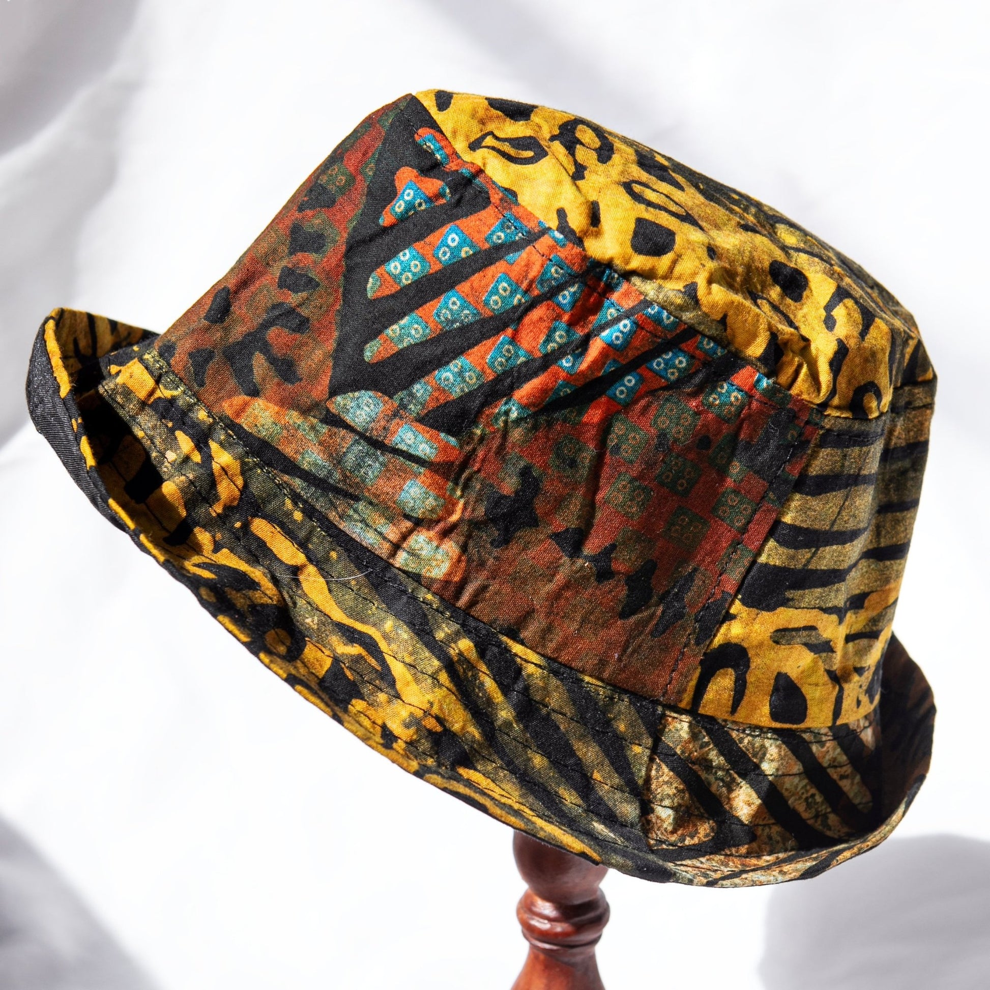 Handmade Batik Bucket Hat – Bold, Artistic & One - of - a - Kind for Men and Women - Kelem Shop