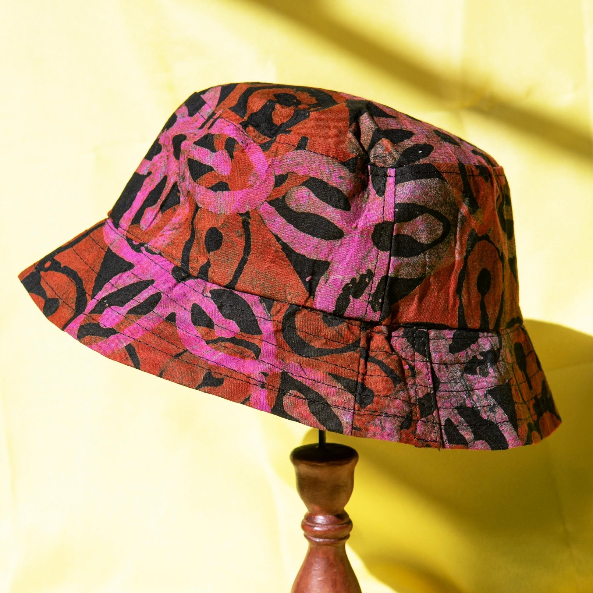 Handmade Batik Bucket Hat – Bold, Artistic & One - of - a - Kind for Men and Women (Copy) (Copy) - Kelem Shop