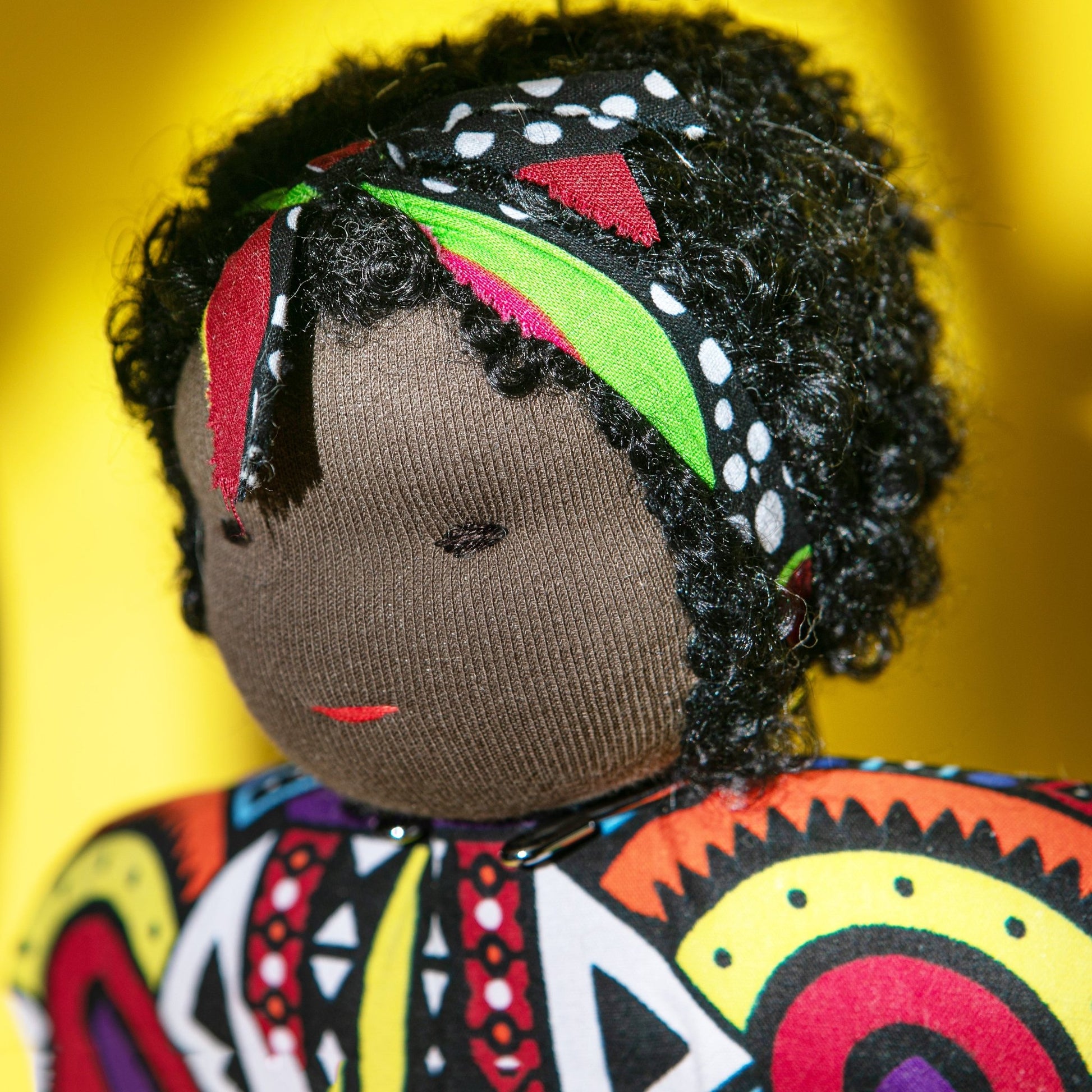 Soft Ankara Dolls Handcrafted in Ethiopia (Large) - Kelem Shop