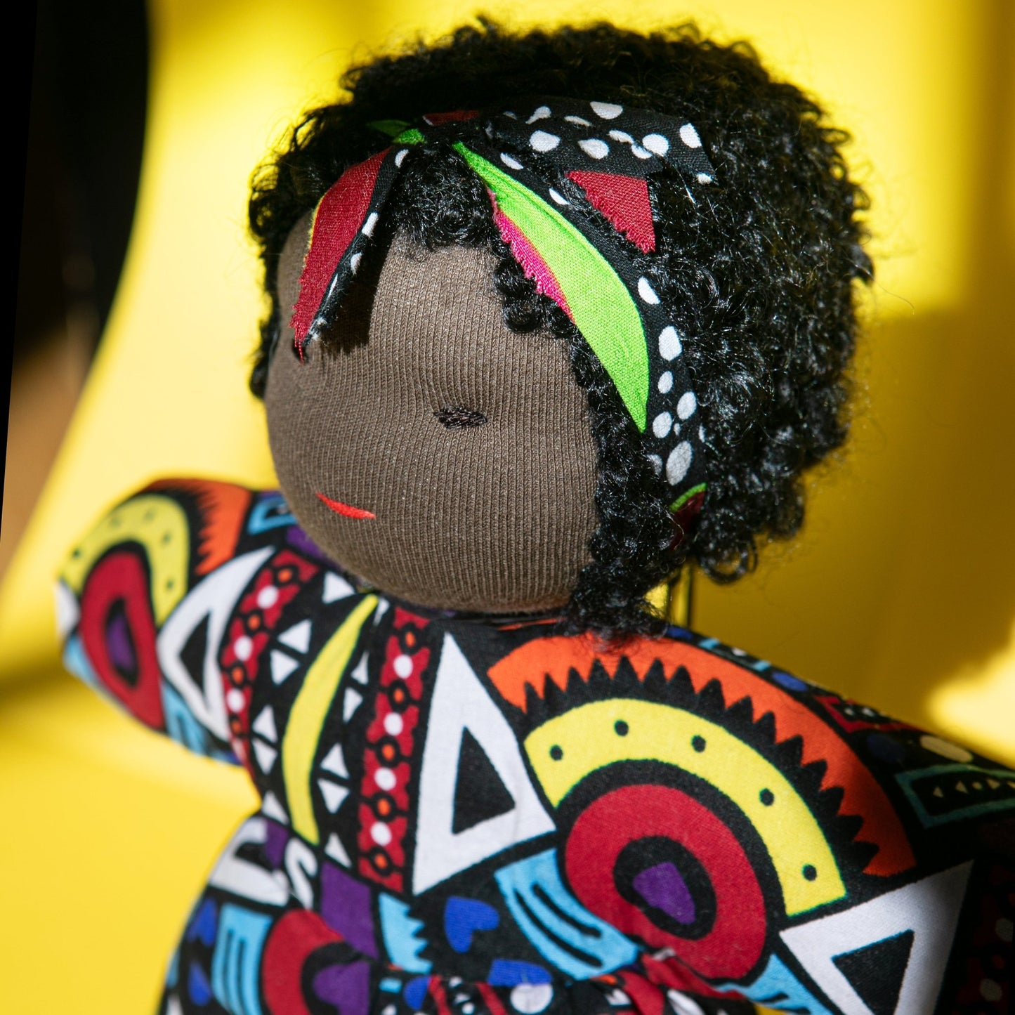 Soft Ankara Dolls Handcrafted in Ethiopia (Large) - Kelem Shop