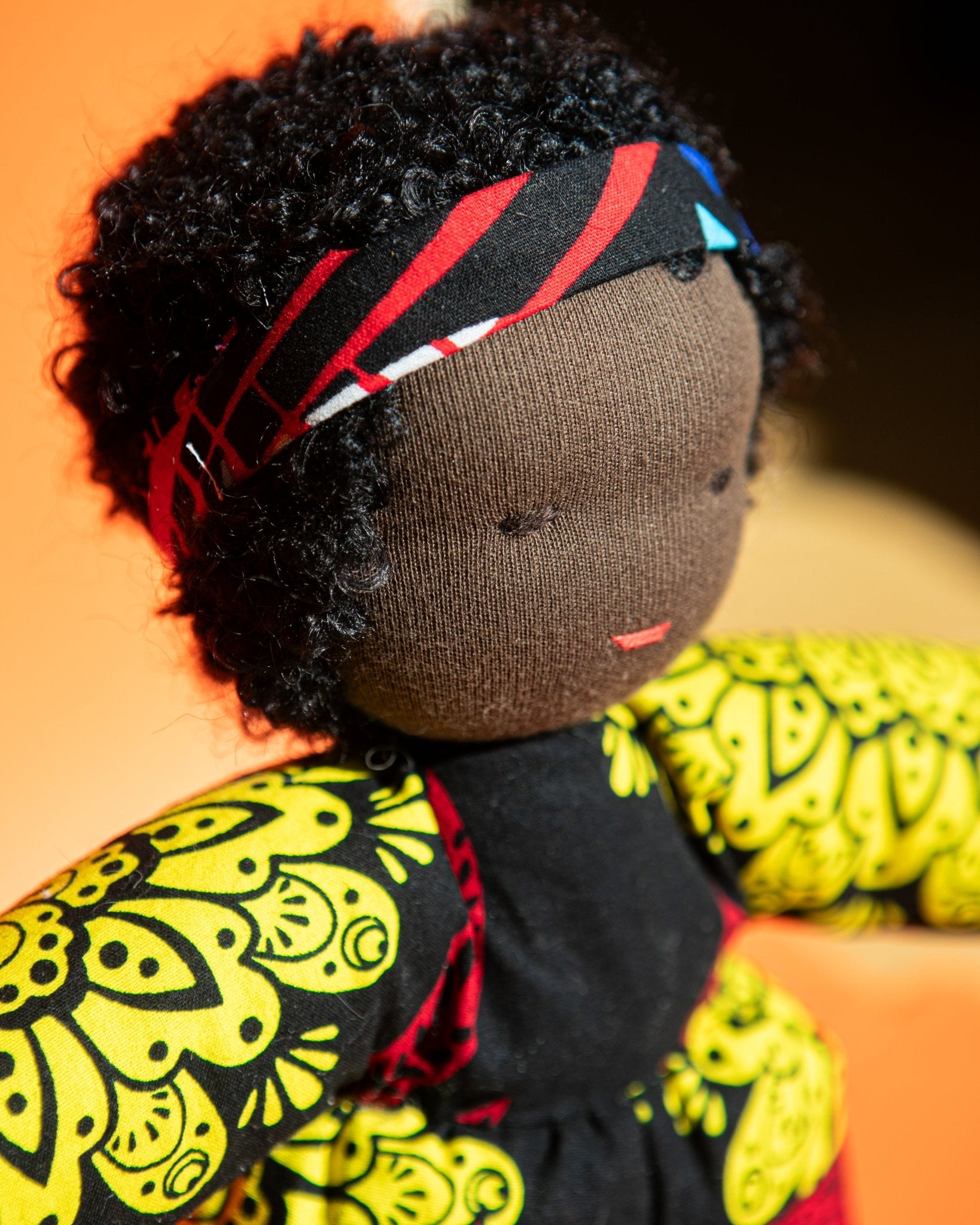 Soft Ankara Dolls Handcrafted in Ethiopia (Large) - Kelem Shop