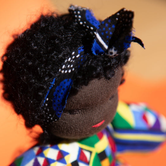 Soft Ankara Dolls Handcrafted in Ethiopia (Medium) - Kelem Shop