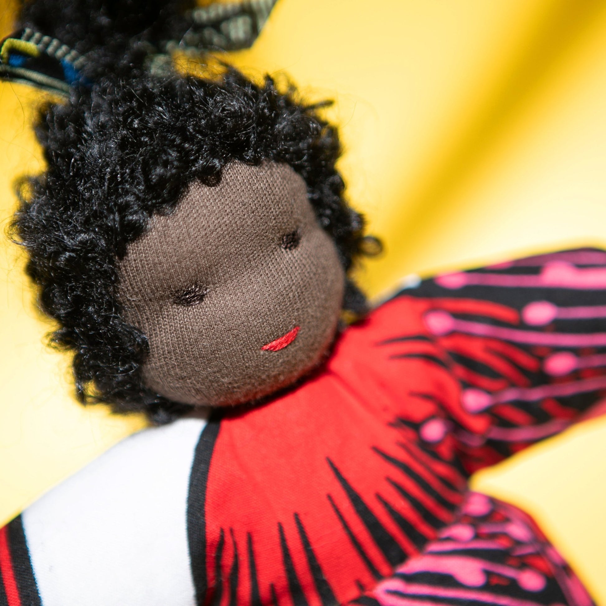 Soft Ankara Dolls Handcrafted in Ethiopia (Medium) - Kelem Shop