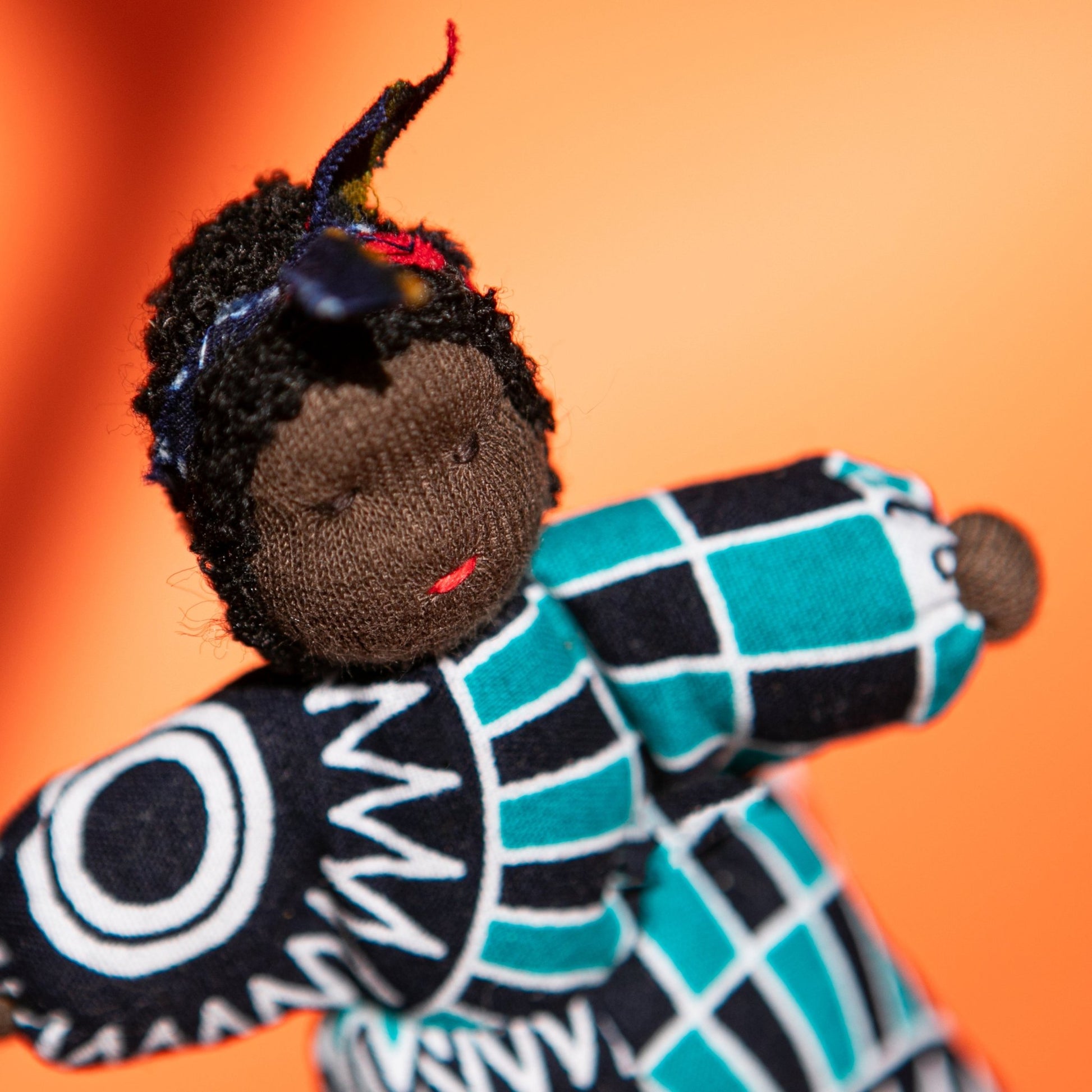 Soft Ankara Dolls Handcrafted in Ethiopia (Mini) - Kelem Shop