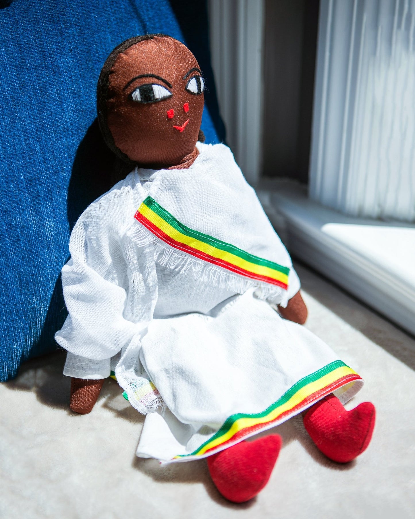 Soft Shema Dolls Handcrafted in Ethiopia (Large Dress) - Kelem Shop