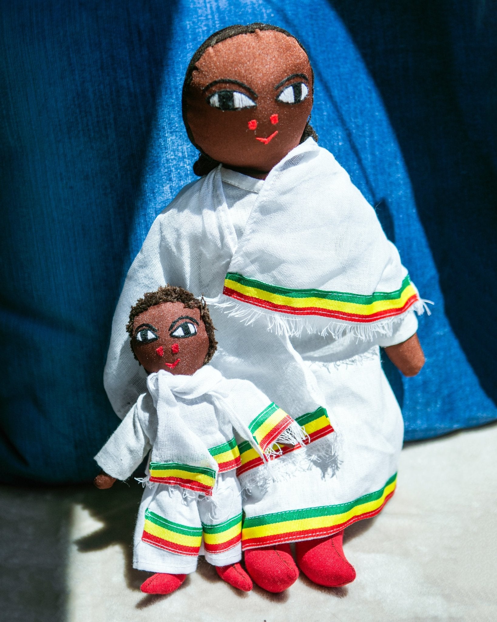 Soft Shema Dolls Handcrafted in Ethiopia (Large Dress) - Kelem Shop