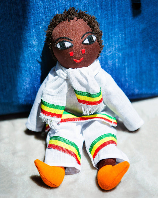 Soft Shema Dolls Handcrafted in Ethiopia (Medium Trousers) - Kelem Shop