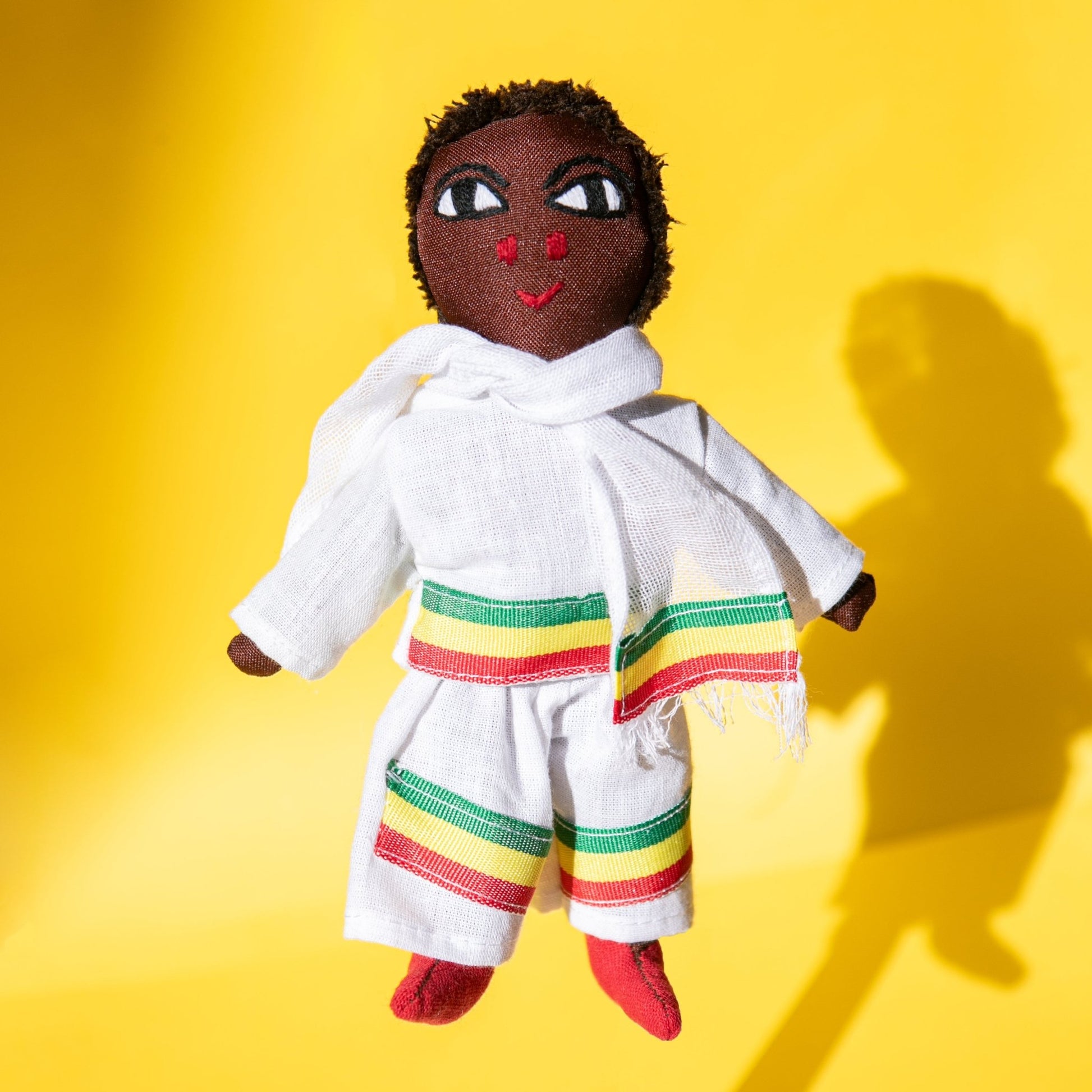 Ethiopian Handmade Shema Doll Traditional African Dress Toy & Gift Kelem Shop Ethiopian Handmade Shema Doll Traditional African Dress Toy & Gift Kelem Shop