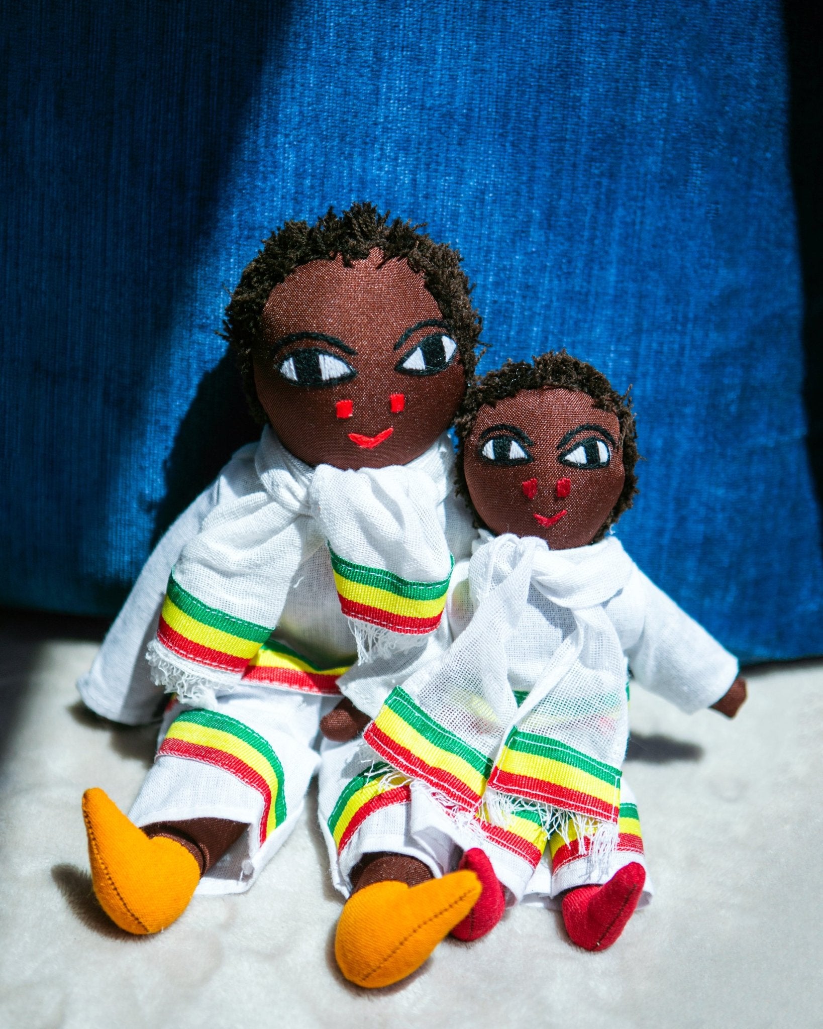 Soft Shema Dolls Handcrafted in Ethiopia (small trousers) - Kelem Shop