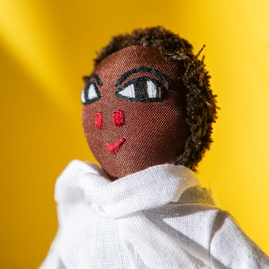 Soft Shema Dolls Handcrafted in Ethiopia (small trousers) - Kelem Shop