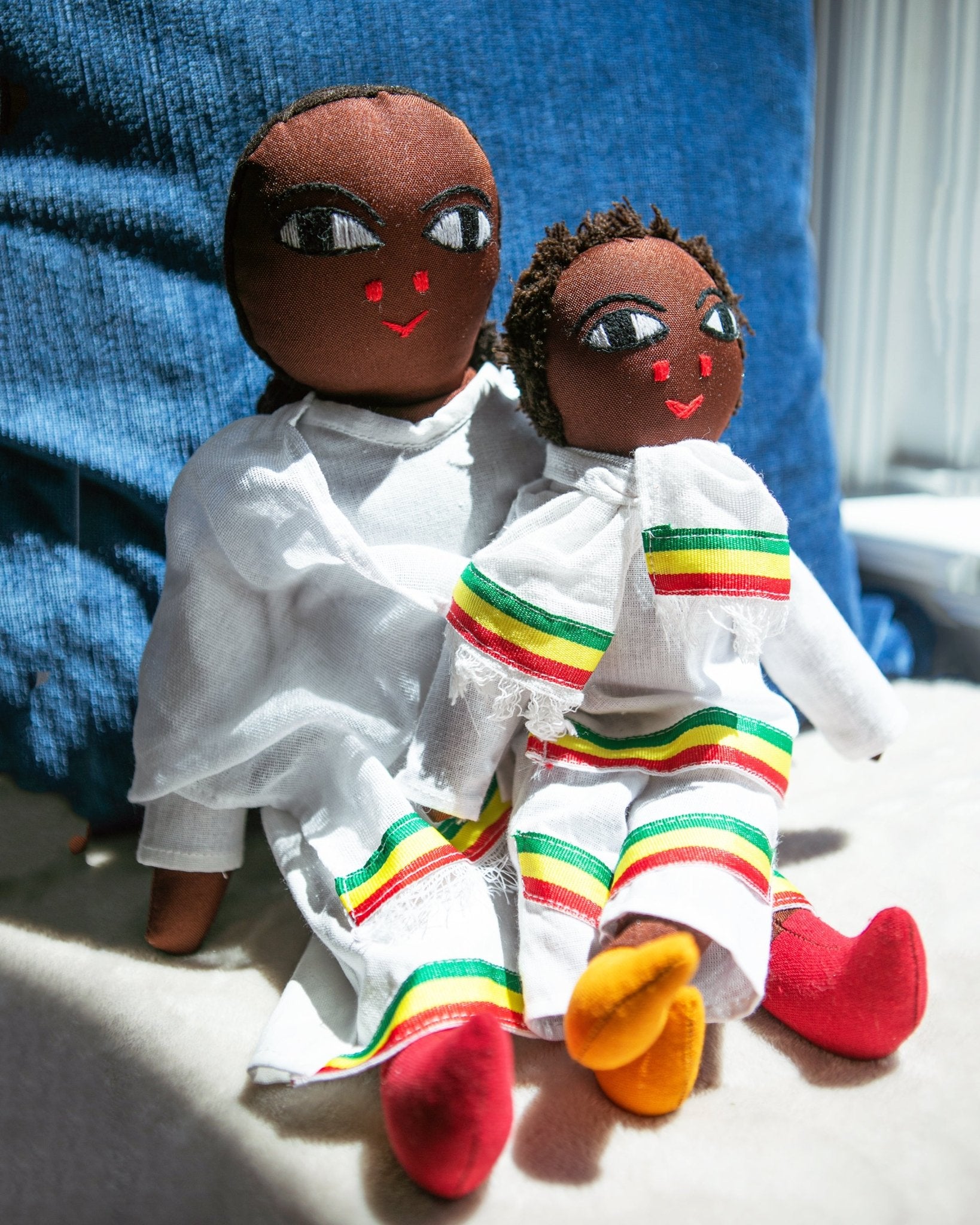 Soft Shema Dolls Handcrafted in Ethiopia (small trousers) - Kelem Shop