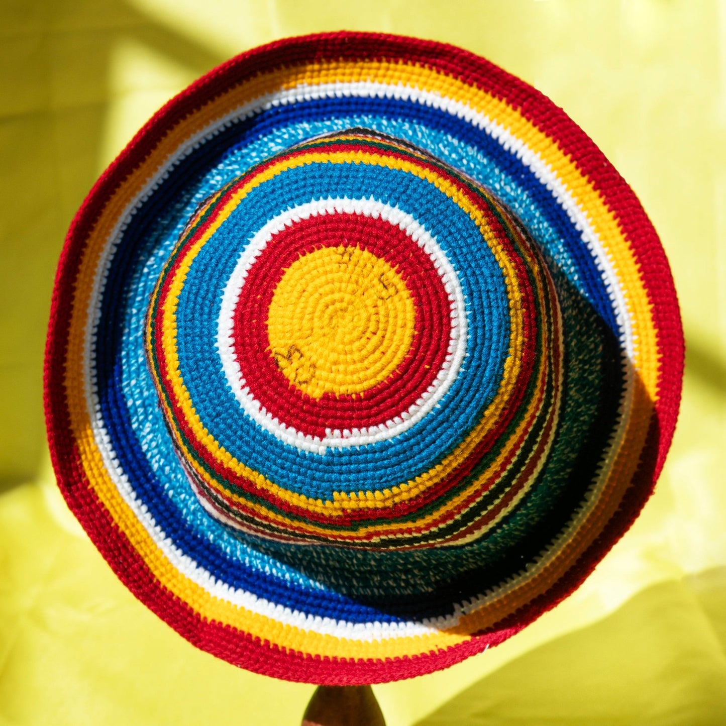 Unisex Colorful Crochet Hat – Handmade by Ethiopian Artisans in Konso | Soft and Versatile (Copy) - Kelem Shop