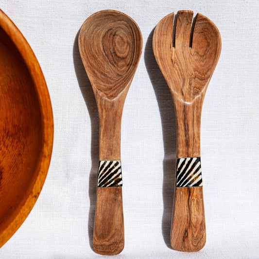 Wooden Spoon Handcarved in Uganda (Medium) - Kelem Shop