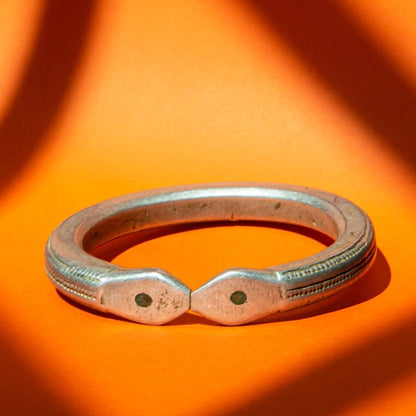 Vintage Bracelet - Engraved Snake